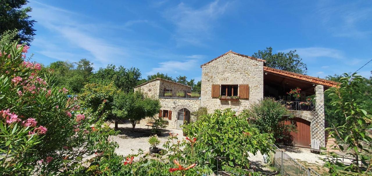 Villa Mas Le Corbery Largentière Exterior foto